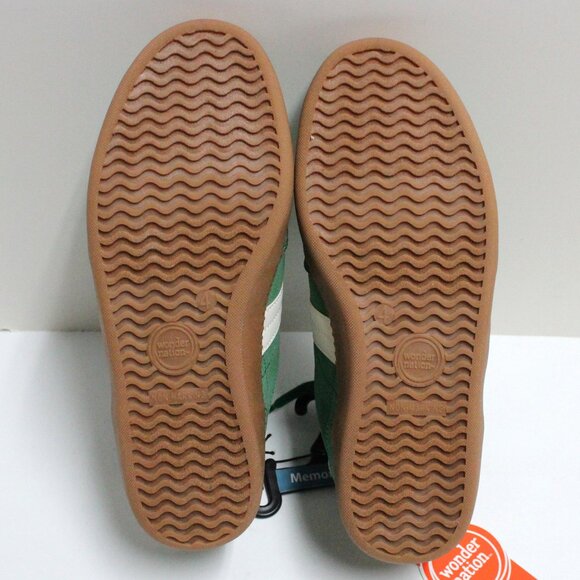 Wonder Nation Boy's Green & White Lace Up Non Marking Sneaker Tennis Shoes - Picture 8 of 13